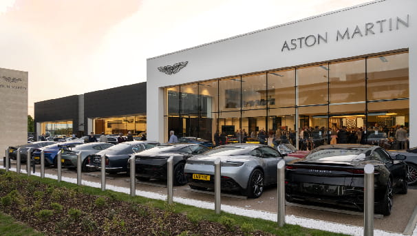 ASTON MARTIN ARRIVES IN HATFIELD | Aston Martin UK